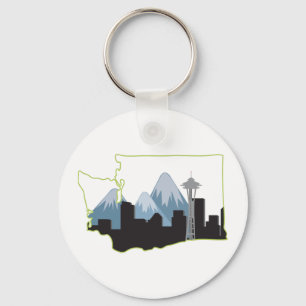 Washington State Key Ring