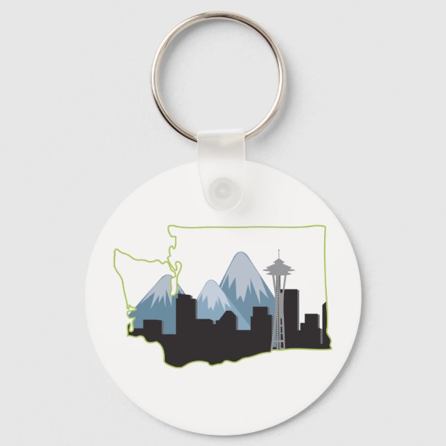 Washington State Key Ring (Front)