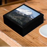 Washington State Mount Baker Photo Gift Box<br><div class="desc">Store trinkets,  jewellery and other small keepsakes in this wooden gift box with ceramic tile featuring a photo image of snow covered Mount Baker,  an active volcano of the Cascade Mountains of Washington state. Select your gift box size and colour. Makes a great travel souvenir!</div>