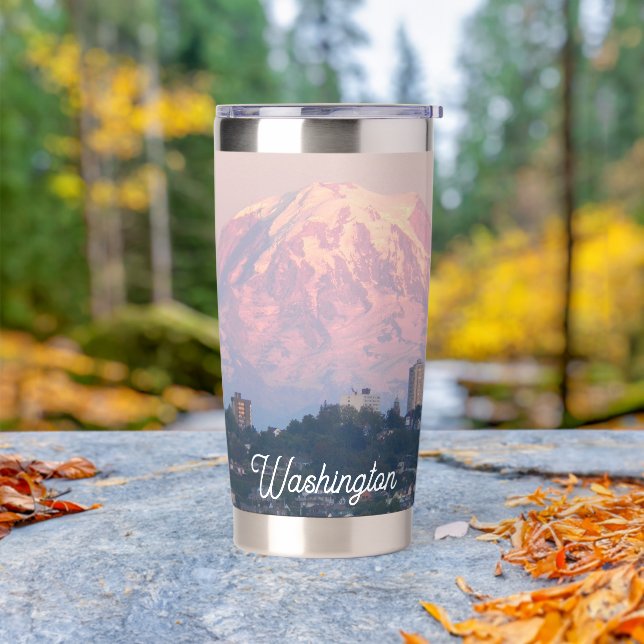 Washington State Mount Rainier Insulated Tumbler (Outdoor)
