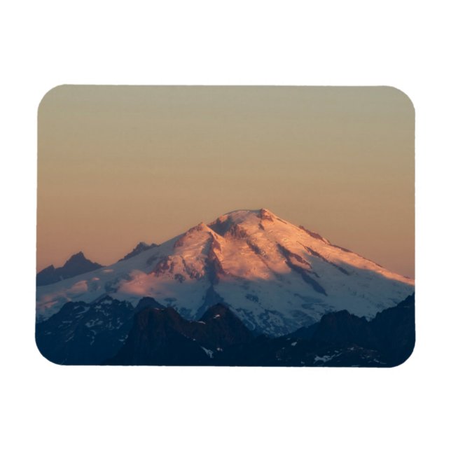 Washington State, North Cascades. Mount Baker Magnet (Horizontal)