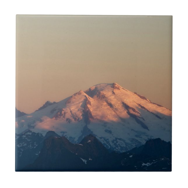 Washington State, North Cascades. Mount Baker Tile (Front)