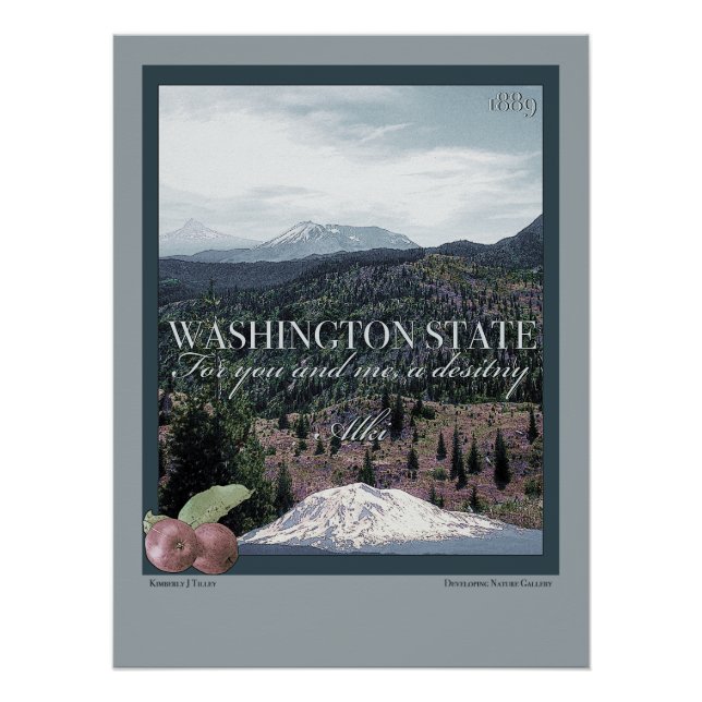 Washington State Poster Art (Front)