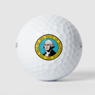 Washington State Seal - Golf Balls