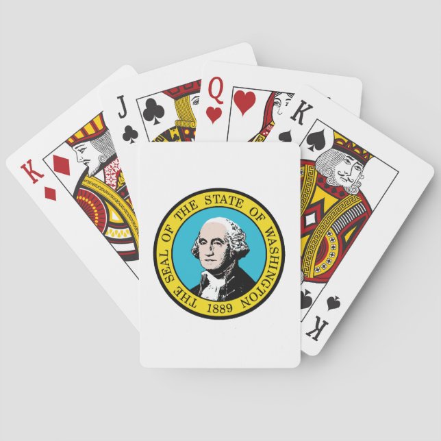 Washington State Seal Playing Cards (Back)