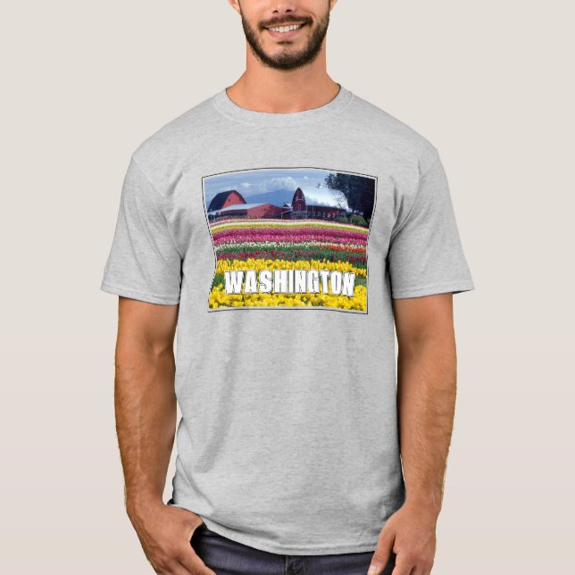 Washington State | Tulip Field T-Shirt (Front)
