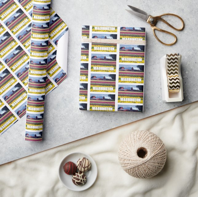 Washington State | Tulip Field Wrapping Paper (Crafts)