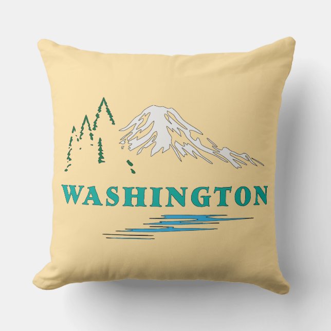 Washington State United States of America Cushion (Front)