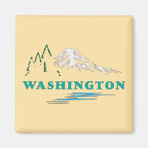 Washington State United States of America Magnet