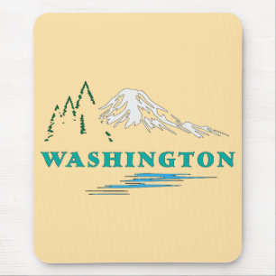 Washington State United States of America Mouse Pad