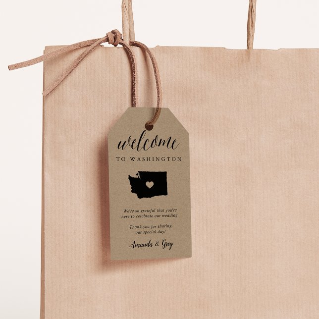 Washington State Wedding Welcome Gift Tags (Creator Uploaded)