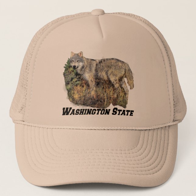 Washington State (Wolf) Hat (Front)