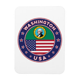 Washington sticker, phone case, tote bag magnet
