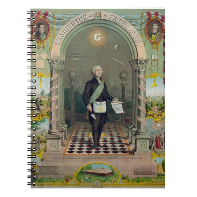 Washington The Mason I Spiral Notebook (Front)