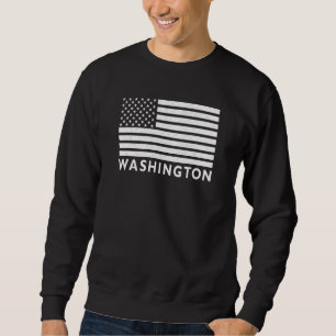 Washington USA Flag Washington American Flag US Ho Sweatshirt