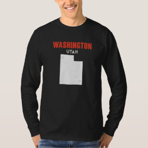 Washington Utah USA State America Travel Utahan   T-Shirt