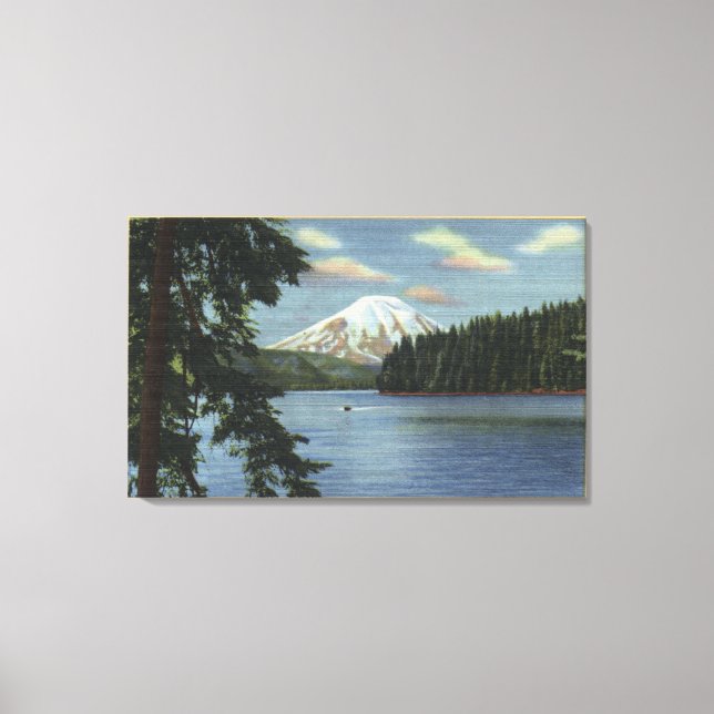 Washington - View of Mt. St. Canvas Print (Front)