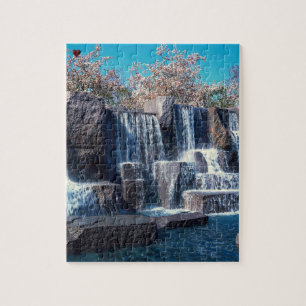 Washington Waterfall Memorial Jigsaw Puzzle