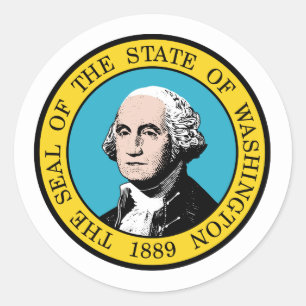 Washingtonian Seal, Seal of Washington Sticker