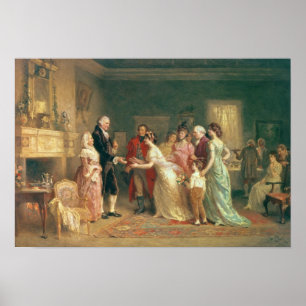 Washington's Birthday, 1798 Poster