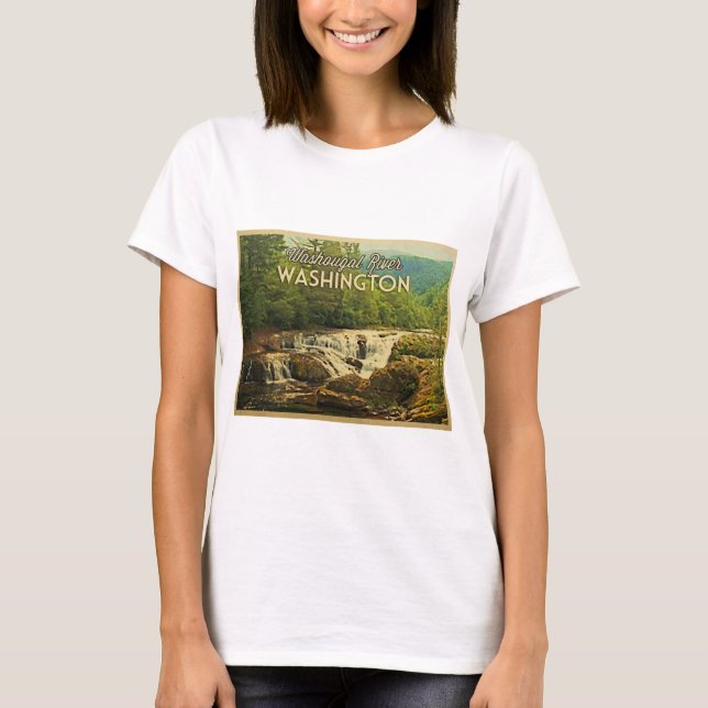 Washougal River Washington T-Shirt (Front)