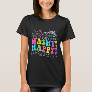 Washy Happy Travelling Beach Trip Ship Tour Cruisi T-Shirt
