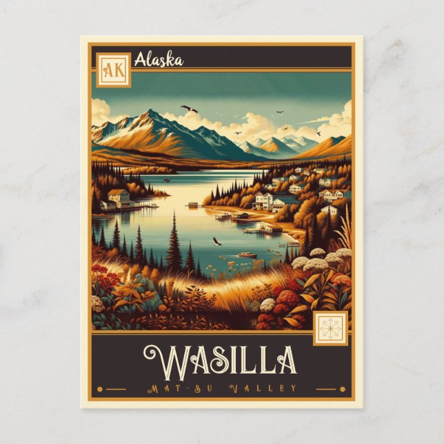 Wasilla, Alaska | Vintage Postcard (Front)