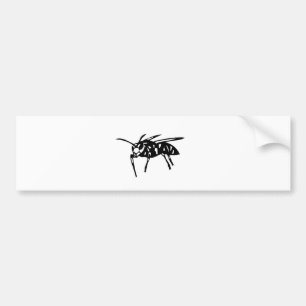 Wasp Goods Bee hornet; yellow jacket; wasp kirie Bumper Sticker