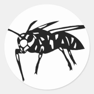 Wasp Goods Bee hornet; yellow jacket; wasp kirie Classic Round Sticker