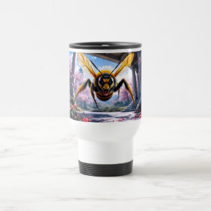 Wasp in Flight Artwork Travel Mug
