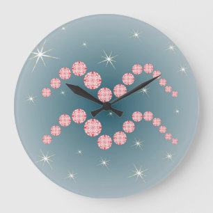 Wassermann 21. Januar bis 18. Februar Uhr Large Clock