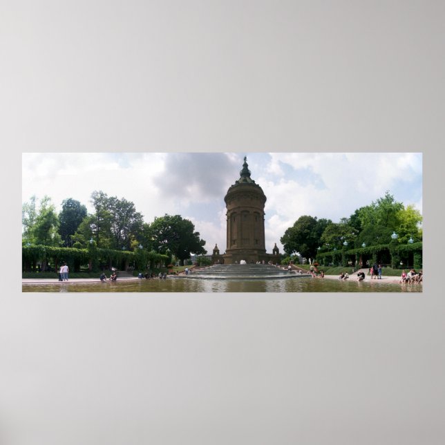 Wassertraum Mannheim, Germany Poster (Front)