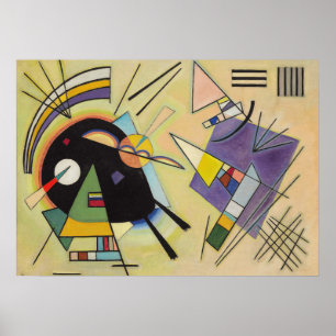 WASSILY KANDINSKY - Black and violet Poster
