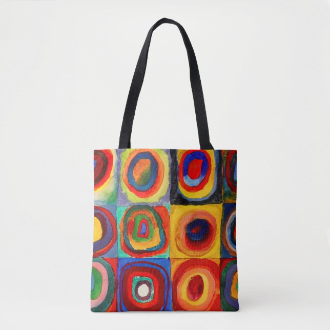 Wassily Kandinsky circles Tote Bag (Front)