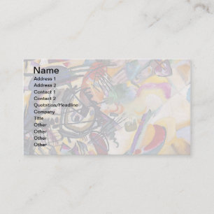 Wassily Kandinsky - Composition 7 Abstract Art Business Card