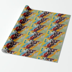 Wassily Kandinsky Composition 9 Abstract Painting Wrapping Paper