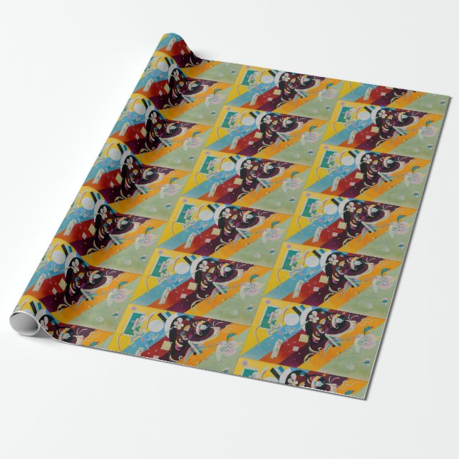 Wassily Kandinsky Composition 9 Abstract Painting Wrapping Paper (Unrolled)