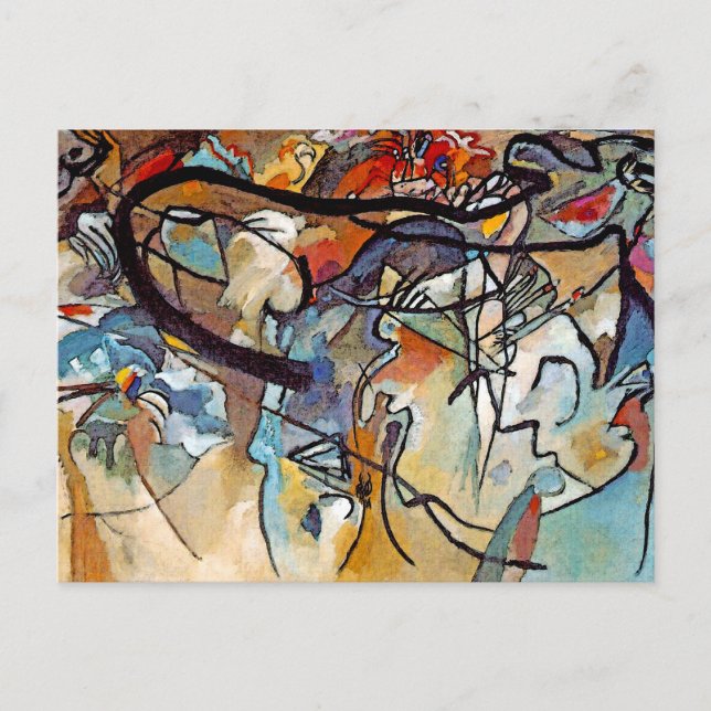 Wassily Kandinsky - Composition Five Abstract Art Postcard (Front)