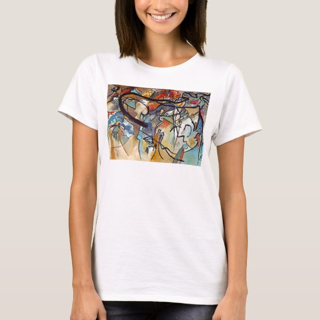 Wassily Kandinsky - Composition Five Abstract Art T-Shirt (Front)