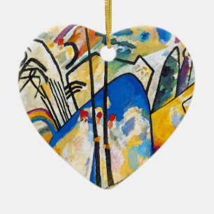 Wassily Kandinsky Composition Four - Abstract Art Ceramic Tree Decoration