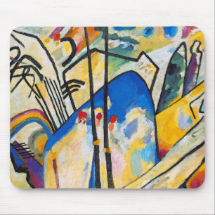 Wassily Kandinsky Composition Four - Abstract Art Mouse Pad