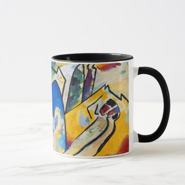 Wassily Kandinsky Composition Four - Abstract Art Mug (Right)