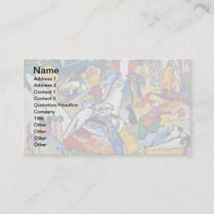 Wassily Kandinsky - Composition II Abstract Art Business Card