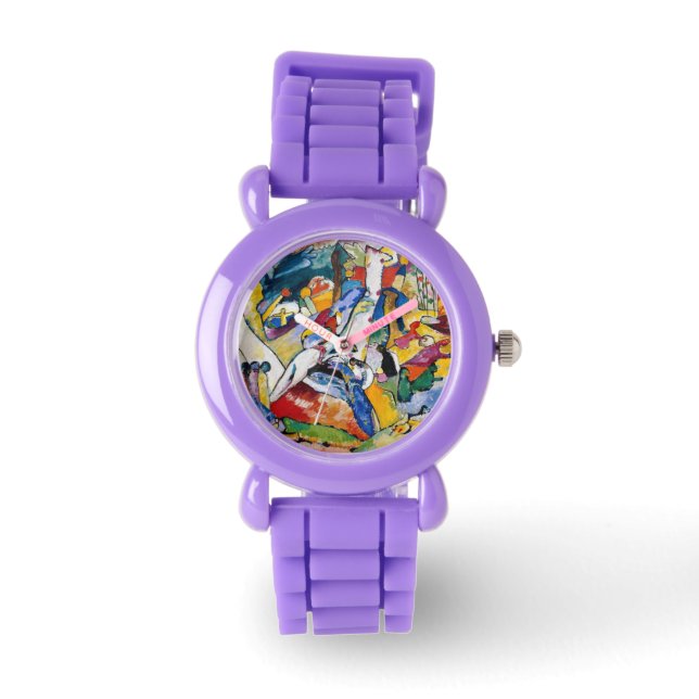 Wassily Kandinsky - Composition II Abstract Art Watch (Front)