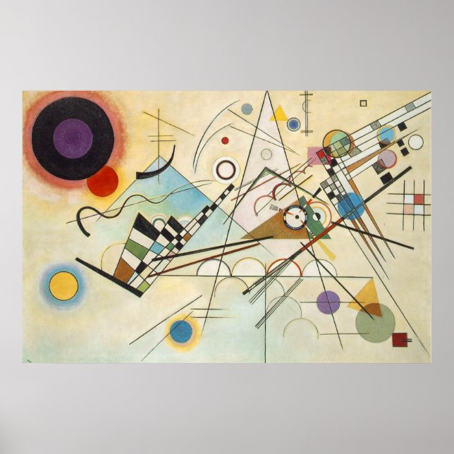 Wassily Kandinsky-Composition IV 1911-Abstract Poster (Front)