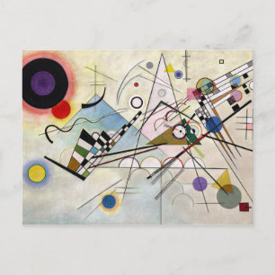 WASSILY KANDINSKY - Composition VIII 1923 Postcard
