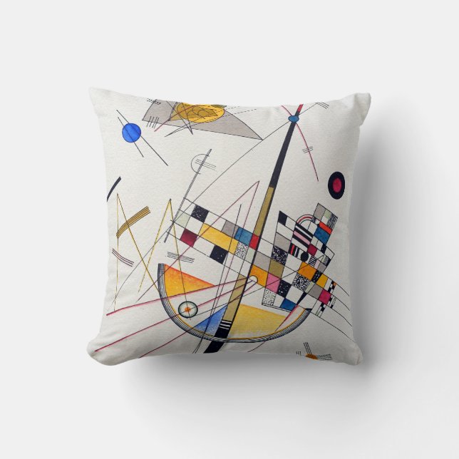 Wassily Kandinsky Delicate Tension Cushion (Front)