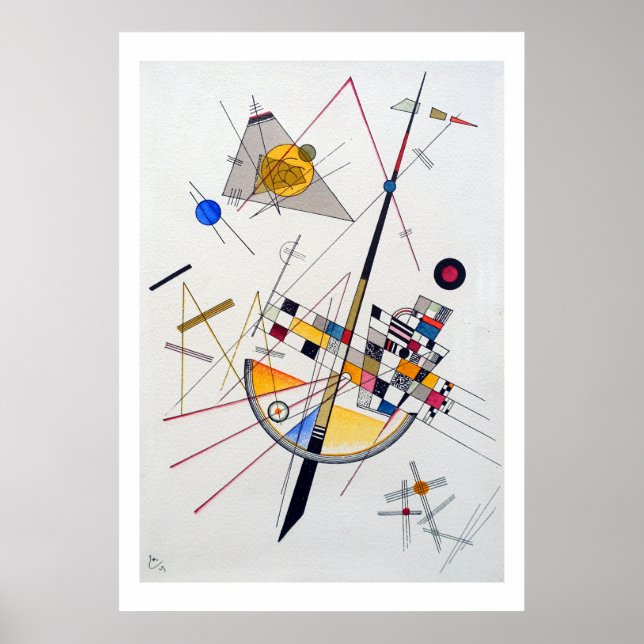 Wassily Kandinsky Delicate Tension Poster (Front)