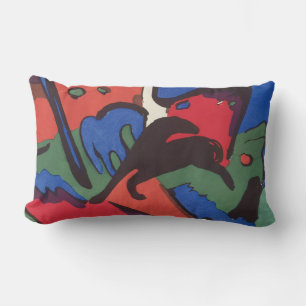 Wassily Kandinsky Franz Marc Blue Rider Lumbar Cushion