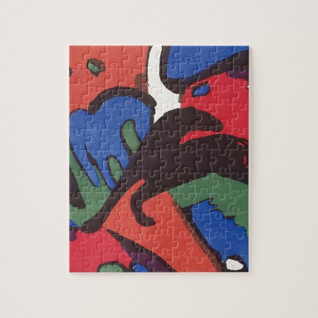 Wassily Kandinsky Franz Marc Blue Rider Painting Jigsaw Puzzle (Vertical)